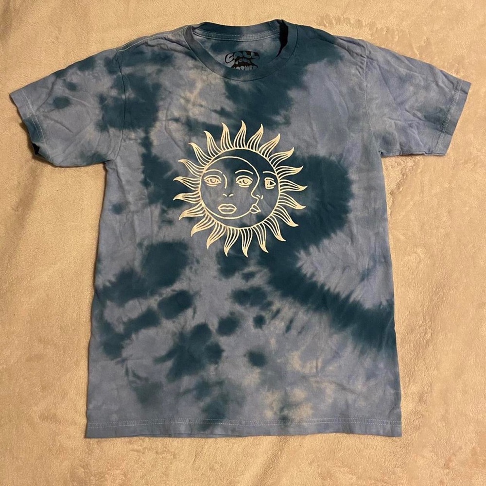 tie-dye sun/moon shirt